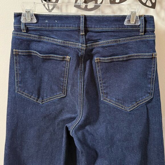 J. McLaughlin Lowden Wide Leg Trouser Jean in Dark Wash 2 - Picture 9 of 16